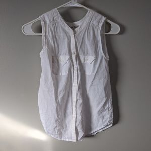 American Eagle button-up tank top